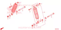 AMORTISSEUR ARRIERE pour Honda FOURTRAX 500 RUBICON DCT EPS DELUXE de 2019