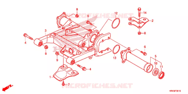 BRAS OSCILLANT Honda ATV 520 FOURTRAX 2020  TRX520FM1L