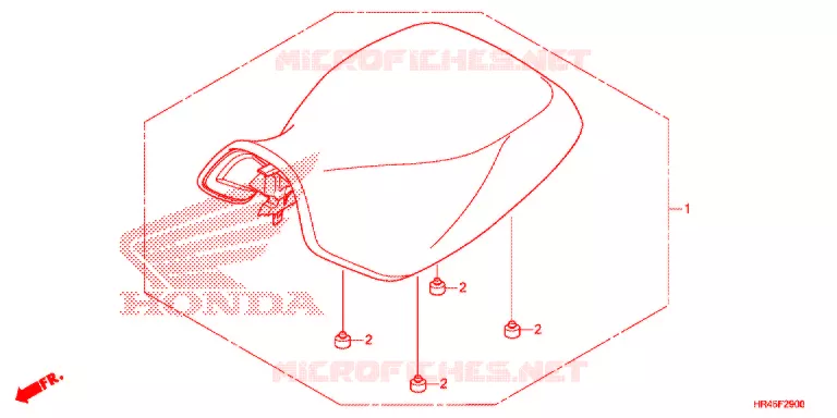 SELLE Honda ATV 520 FOURTRAX 2020  TRX520FM1L