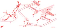 PEDALE   REPOSE PIED pour Honda FOURTRAX 520 FOREMAN RUBICON 4X4 AT DCT EPS de 2020
