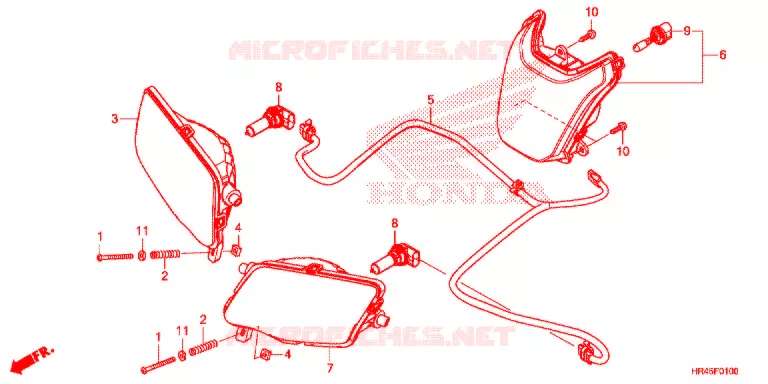 PHARE Honda ATV 520 FOURTRAX 2020  TRX520FE2L