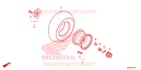 ROUE ARRIERE pour Honda FOURTRAX 520 FOREMAN 4X4 ES PS de 2020