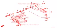 TRIANGLES AVANT pour Honda FOURTRAX 520 FOREMAN 4X4 ES PS de 2020