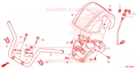 GUIDON pour Honda FOURTRAX 420 RANCHER 4X4 EPS Manual Shift de 2020