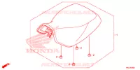 SELLE pour Honda FOURTRAX 420 RANCHER 4X4 EPS Manual Shift de 2020