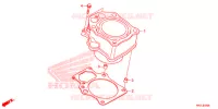 CYLINDRE pour Honda FOURTRAX 420 RANCHER 4X4 EPS Manual Shift de 2020
