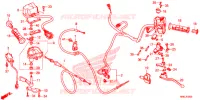 COMMODO   LEVIER   CABLE pour Honda FOURTRAX 520 FOREMAN RUBICON 4X4 AT DCT EPS DELUXE de 2020