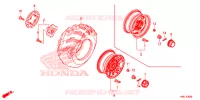 ROUE AVANT pour Honda FOURTRAX 520 FOREMAN RUBICON 4X4 AT DCT EPS DELUXE de 2020