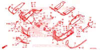 MARCHE PIEDS pour Honda X ADV 750 de 2017