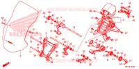 PARE BRISE pour Honda X ADV 750 de 2017